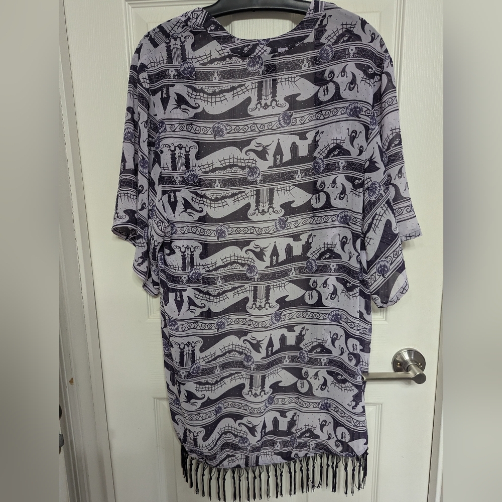 Nightmare before Christmas kimono with fringe - Picture 2 of 4